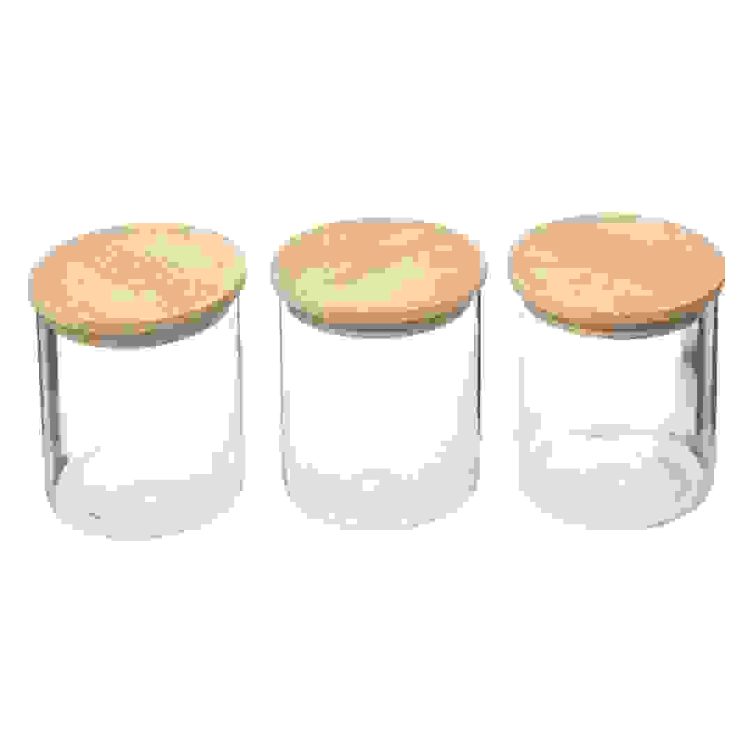 5Five Airtight Glass Jar Set (3 Pc., 350 ml)