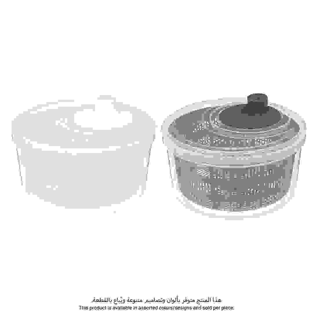 وعاء سلطة دوار ميكانيكي بلاستيك 5فايف (ألوان/تصاميم متنوعة، 4 لتر)