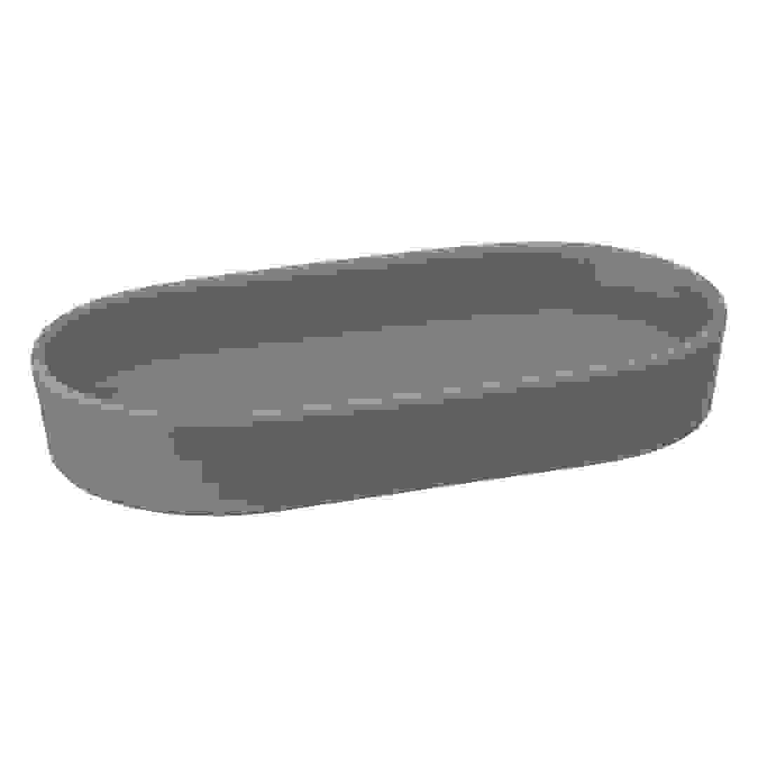 صحن صابون خزف حجري 5فايف (19.3 × 10.6 × 3 سم، رمادي)