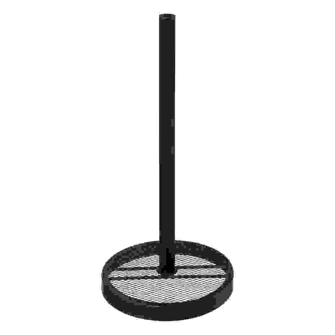 حامل مناديل مطبخ فولاذي 5فايف ماياج (16 × 33 سم، أسود)