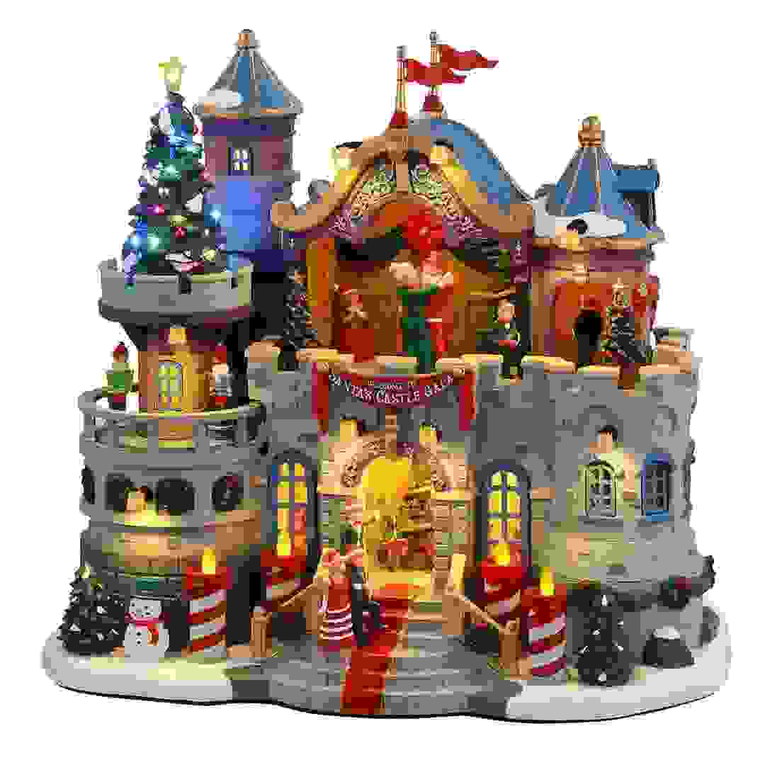 ديكور احتفالي ليماكس سانتاز كاسل جالا سانتا وندرلاند (4.5 فولت، 27.5 × 17 × 24.5 سم)