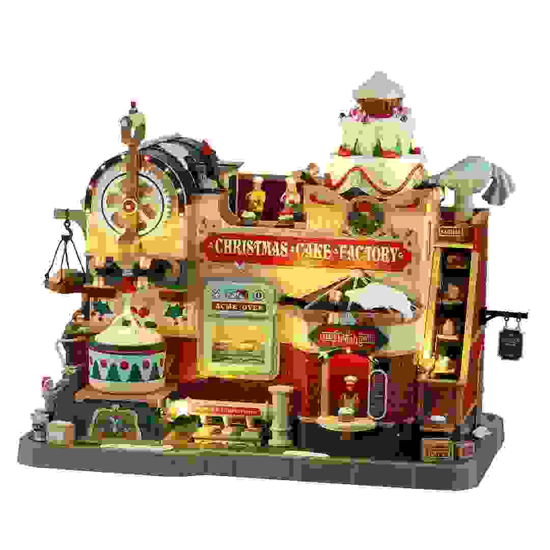 ديكور احتفالي مصنع حلويات الكريسماس في قرية كادينتجتون ليماكس (4.5 فولت، 27.8 × 17.7 × 24.5 سم)