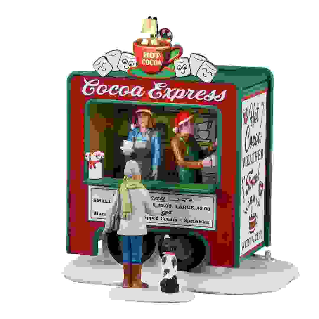 Lemax Battery -Operated Cocoa Express Festive Decor