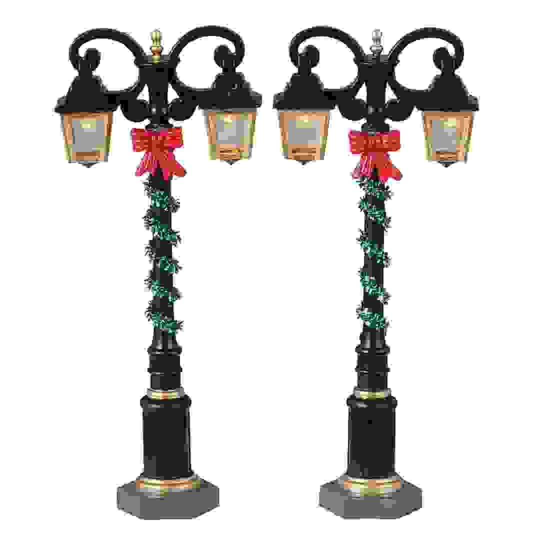 Lemax Battery-Operated Splendid Lights Festive Decor Set (2 Pc.)