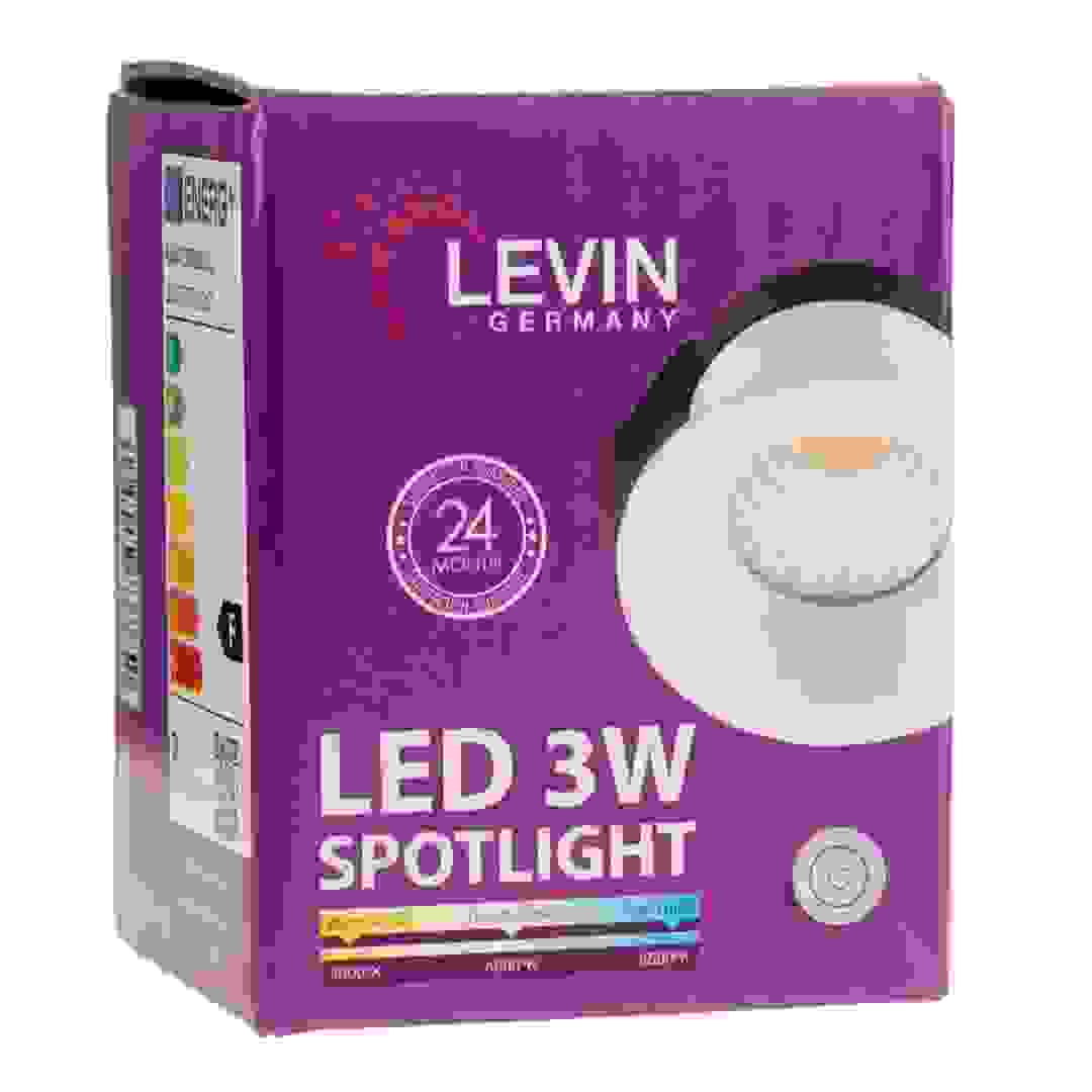 Levin LED Mini Spot Light (3 W, Natural White)