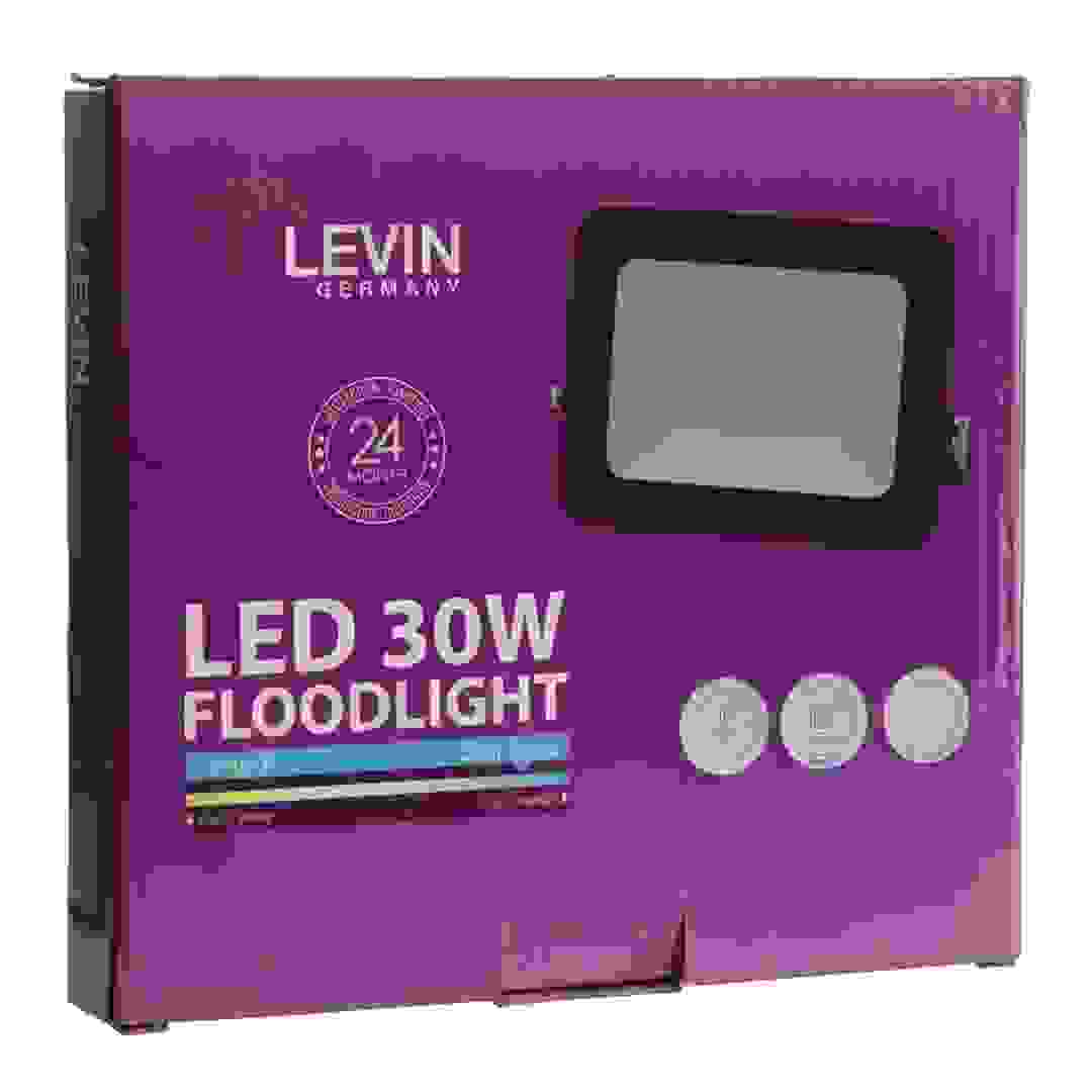 Levin ECO Flood Light (30 W, 6500 K, Clear Glass)