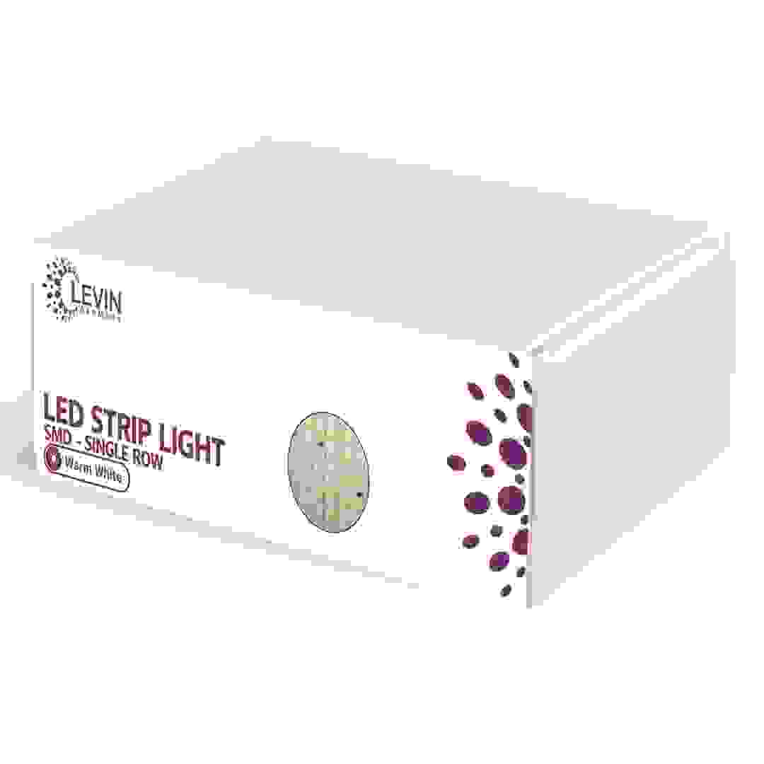 شريط إضاءة ليد ليفين SMD صف واحد (3000 كالفن، 50 متر، ألوان متنوعة)