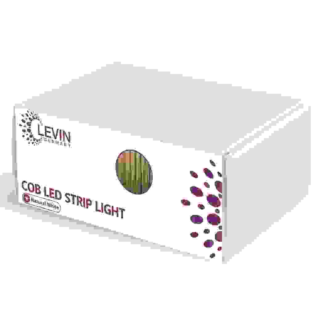 شريط إضاءة ليد ليفين COB (4000 كالفن، 50 متر، ألوان متنوعة)