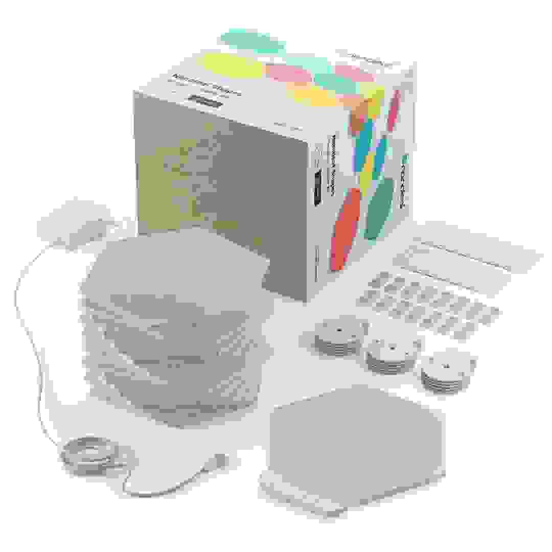 طقم نانو ليف ذكي لألواح الإضاءة LED بشكل سداسي (15 قطعة)