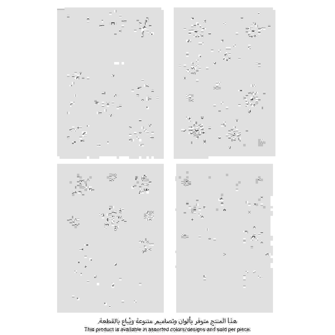 ملصق نافذة حجري أبيض أتموسفيرا (29 × 0.12 × 41 سم)