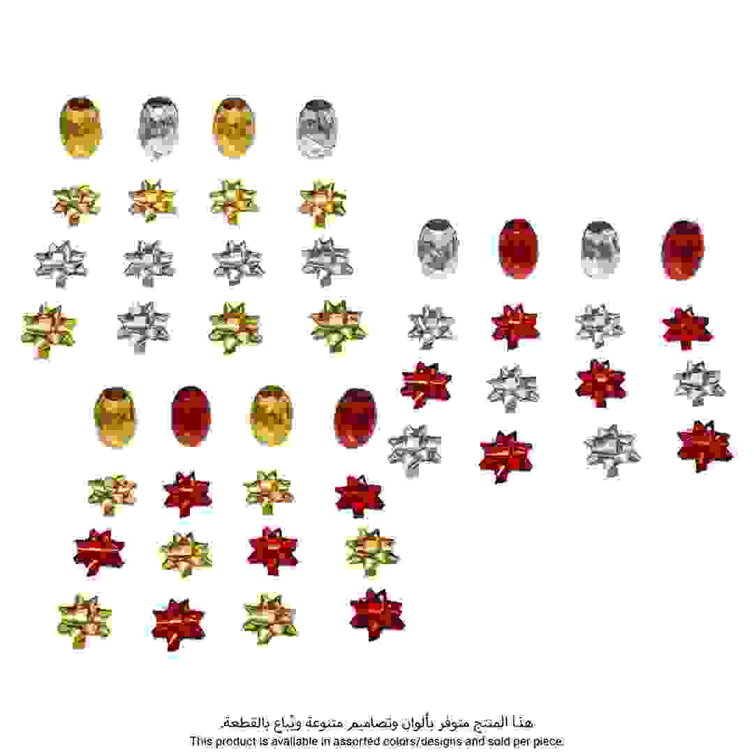 طقم أشرطة تزيين متموجة أتموسفيرا هولو (5 × 5 سم، 16 قطعة)