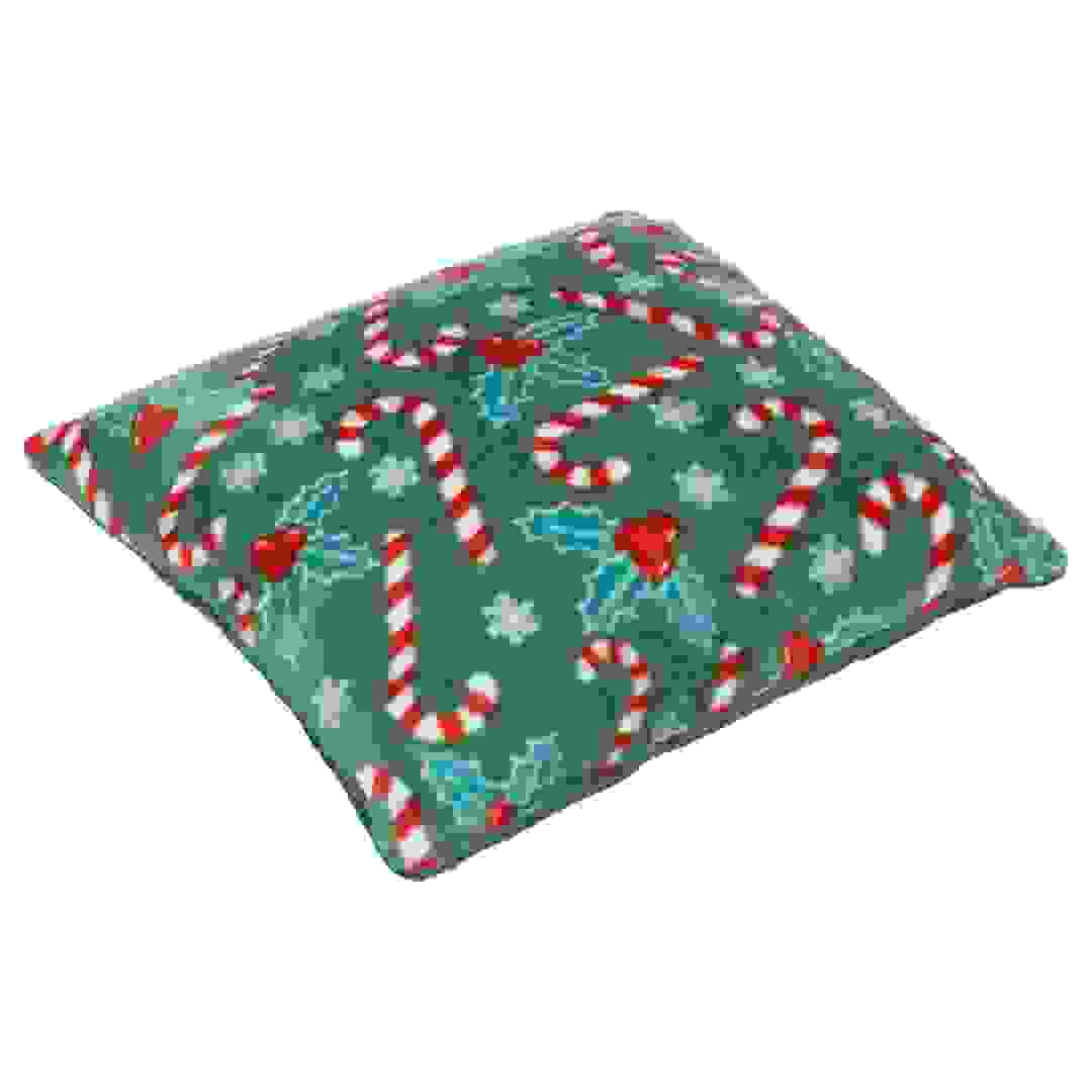 Atmosphera Holly Print Cushion (40 x 40 cm)