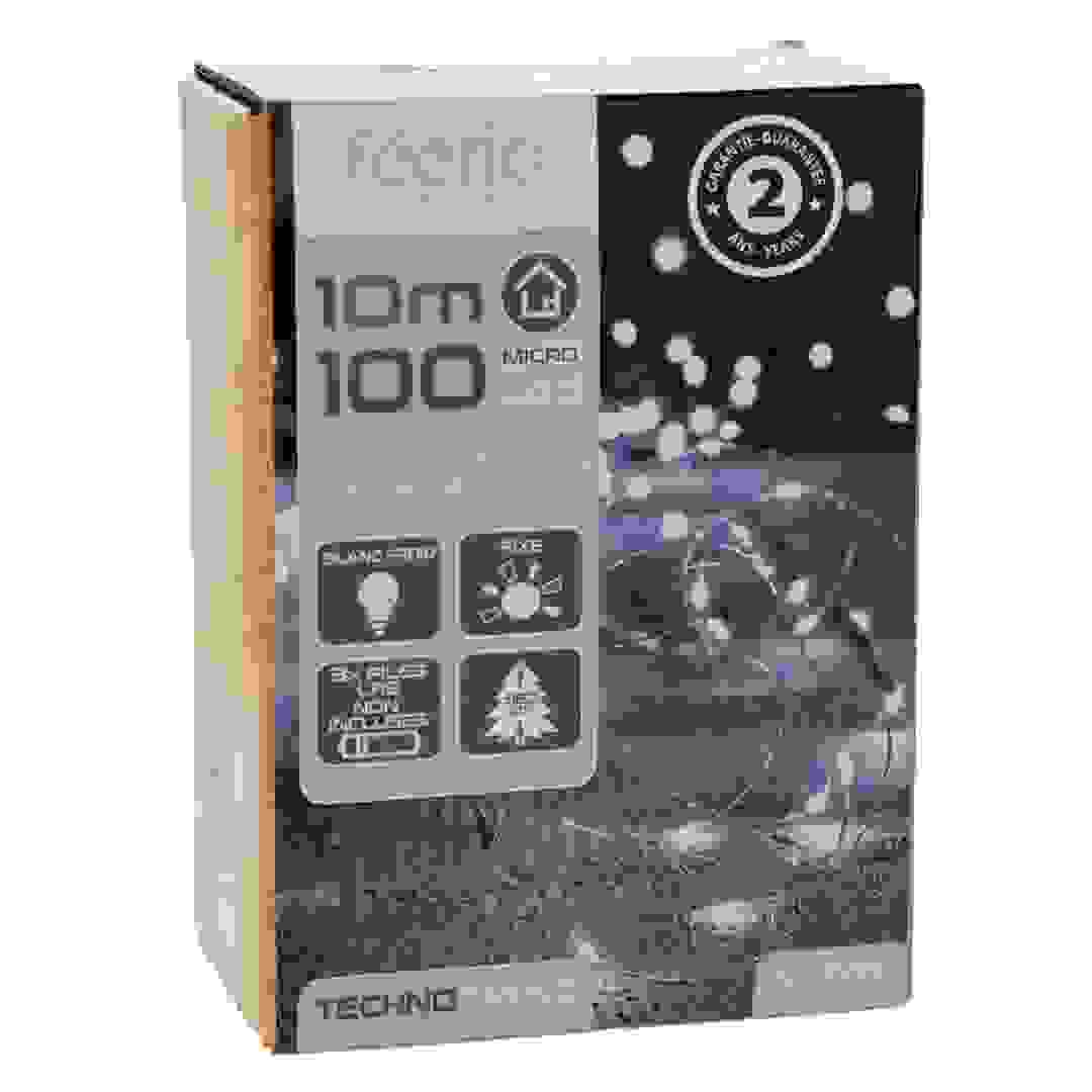 Atmosphera Battery-Operated 100 LED String Light (10 m, Cool White)