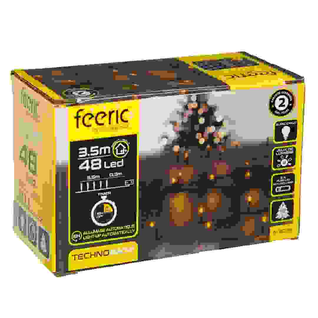 Atmosphera Battery-Operated 48 LED Outdoor String Light (3.5 m, Warm White)