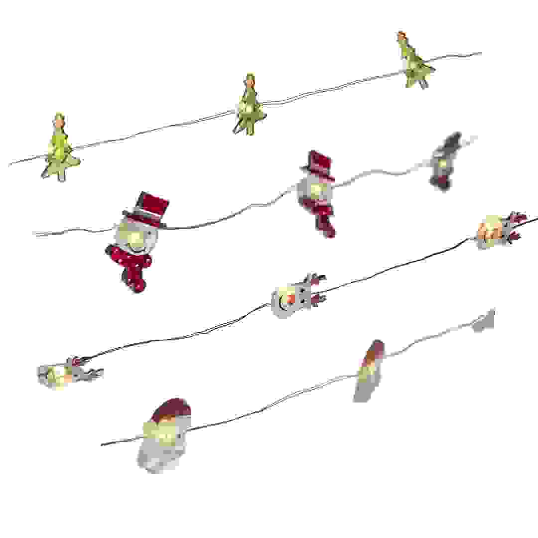 حبل إضاءة يعمل بالبطارية 20 لمبة ليد أتموسفيرا (تصاميم متعددة، عدة ألوان، 1.9 متر)