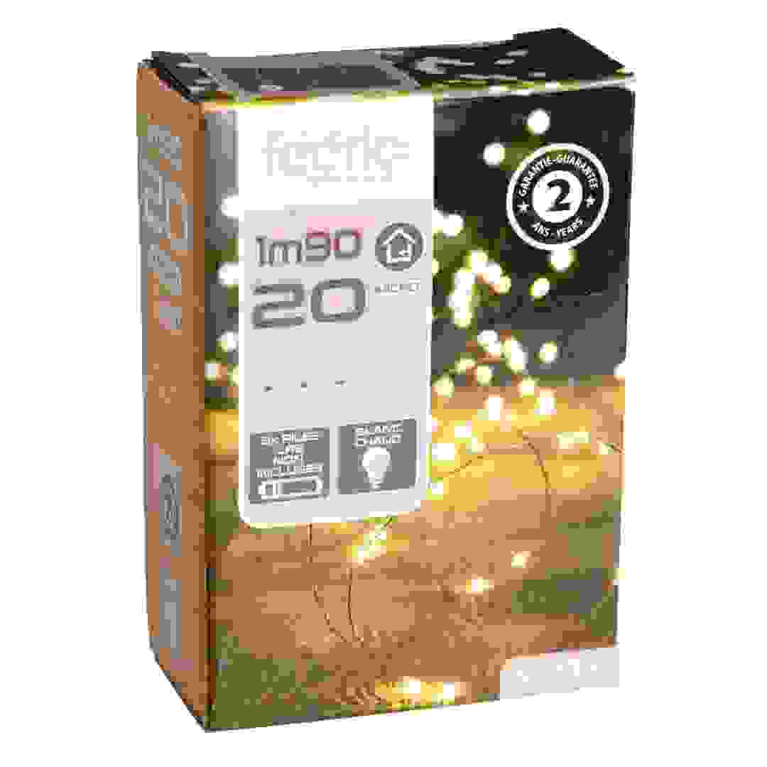 Atmosphera Battery-Operated 20 LED String Light (1.9 m, Warm White)