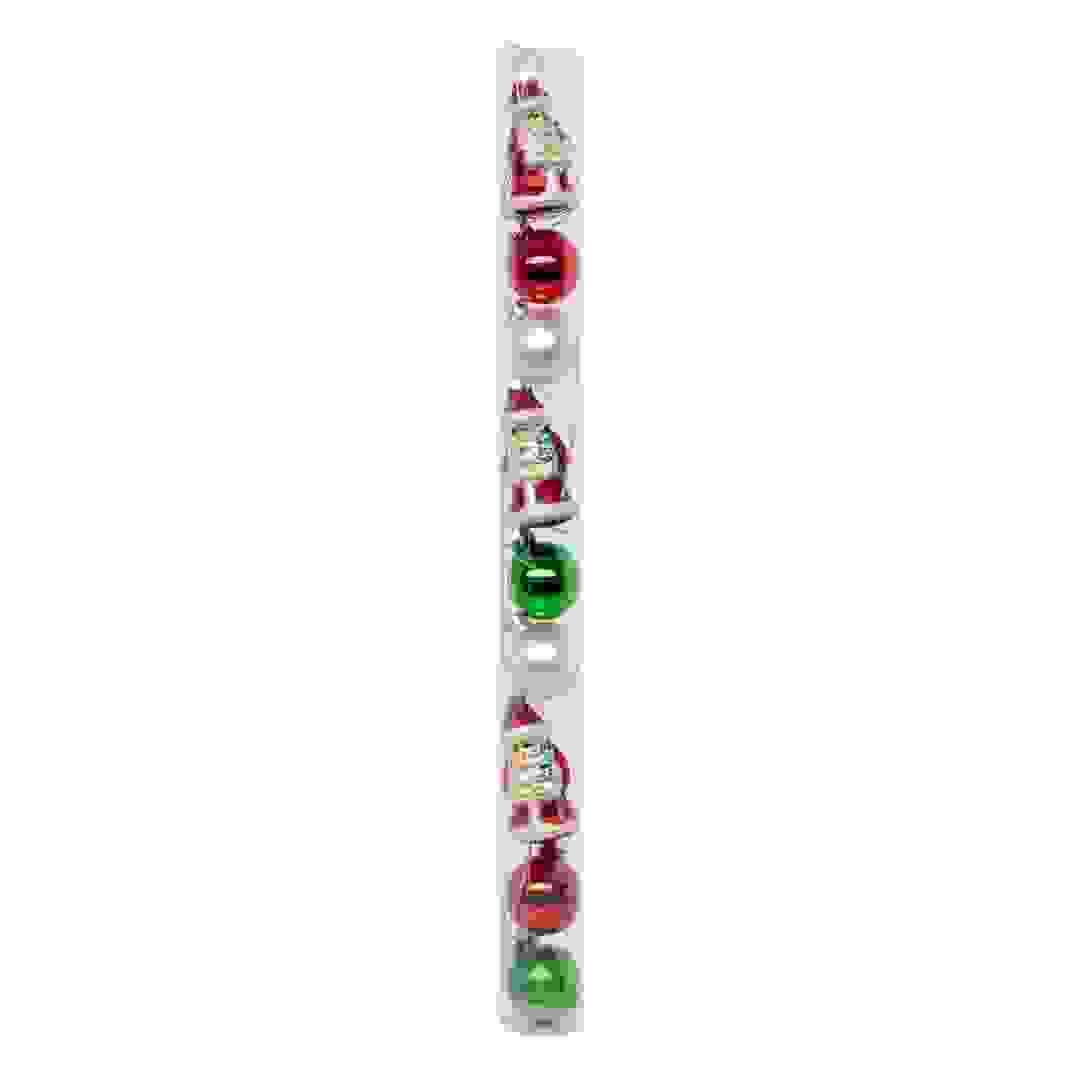 Atmosphera Glass Red & White Santa Deco Kit (9 Pc.)