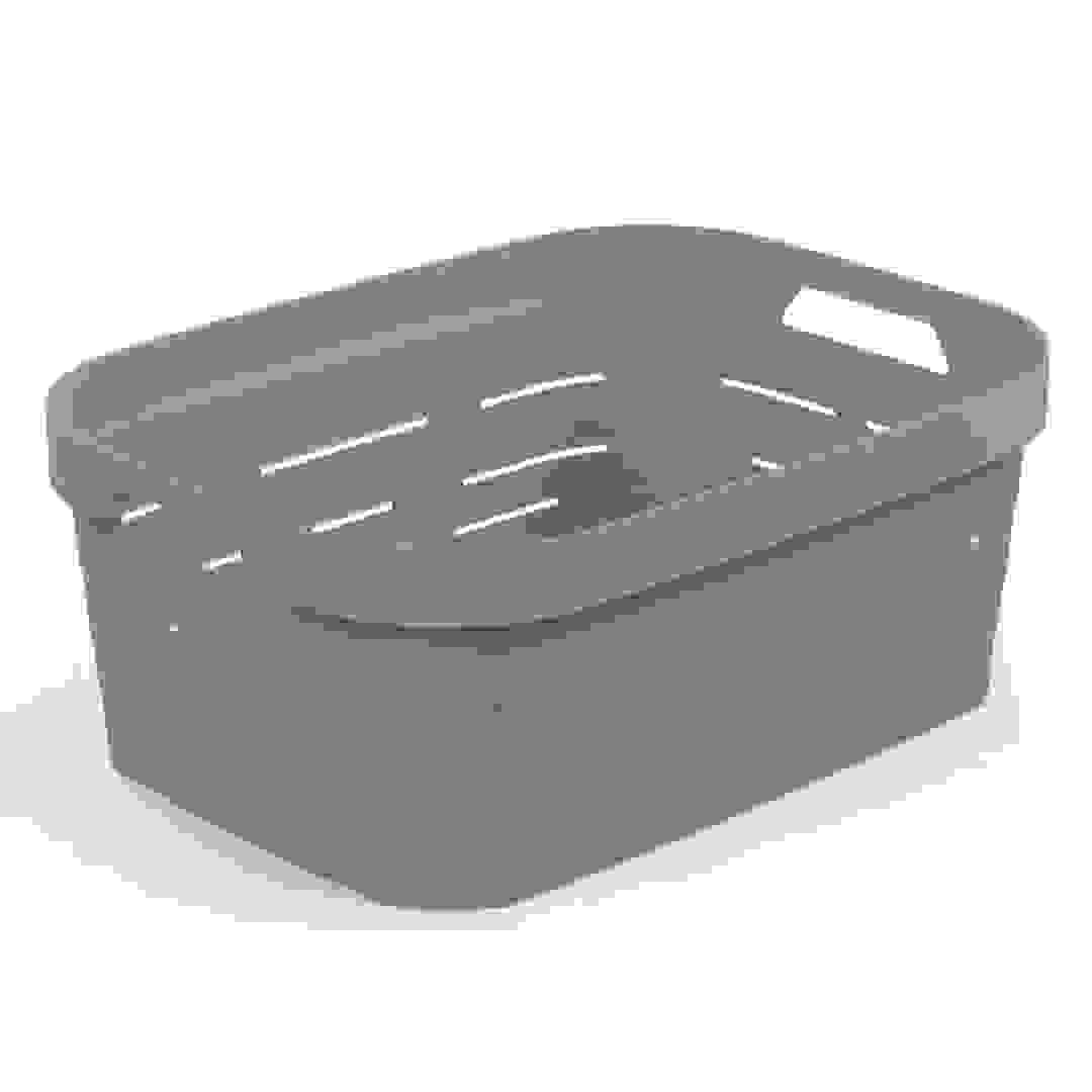 سلة بلاستيك عميقة وسط إم هوم سيجنتشر (38 × 28 × 15 سم، ألوان متنوعة)