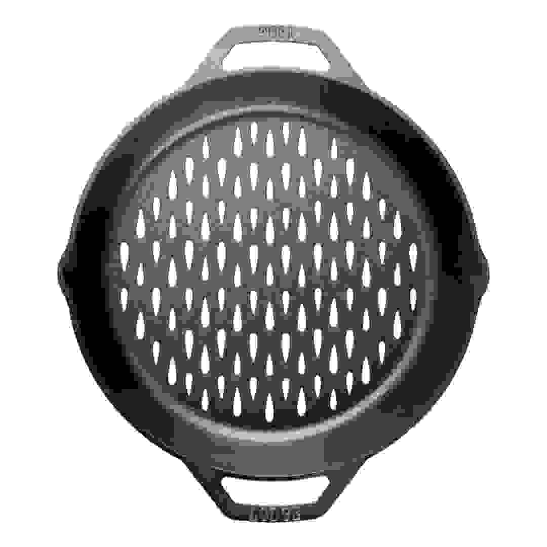 سلة شواء بمقبض مزدوج حديد صب لودج