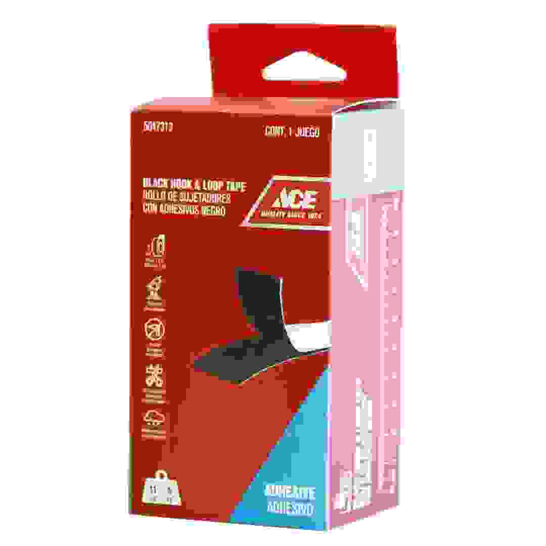 ACE Black Hook & Loop Tape (150 x 5.5 cm)
