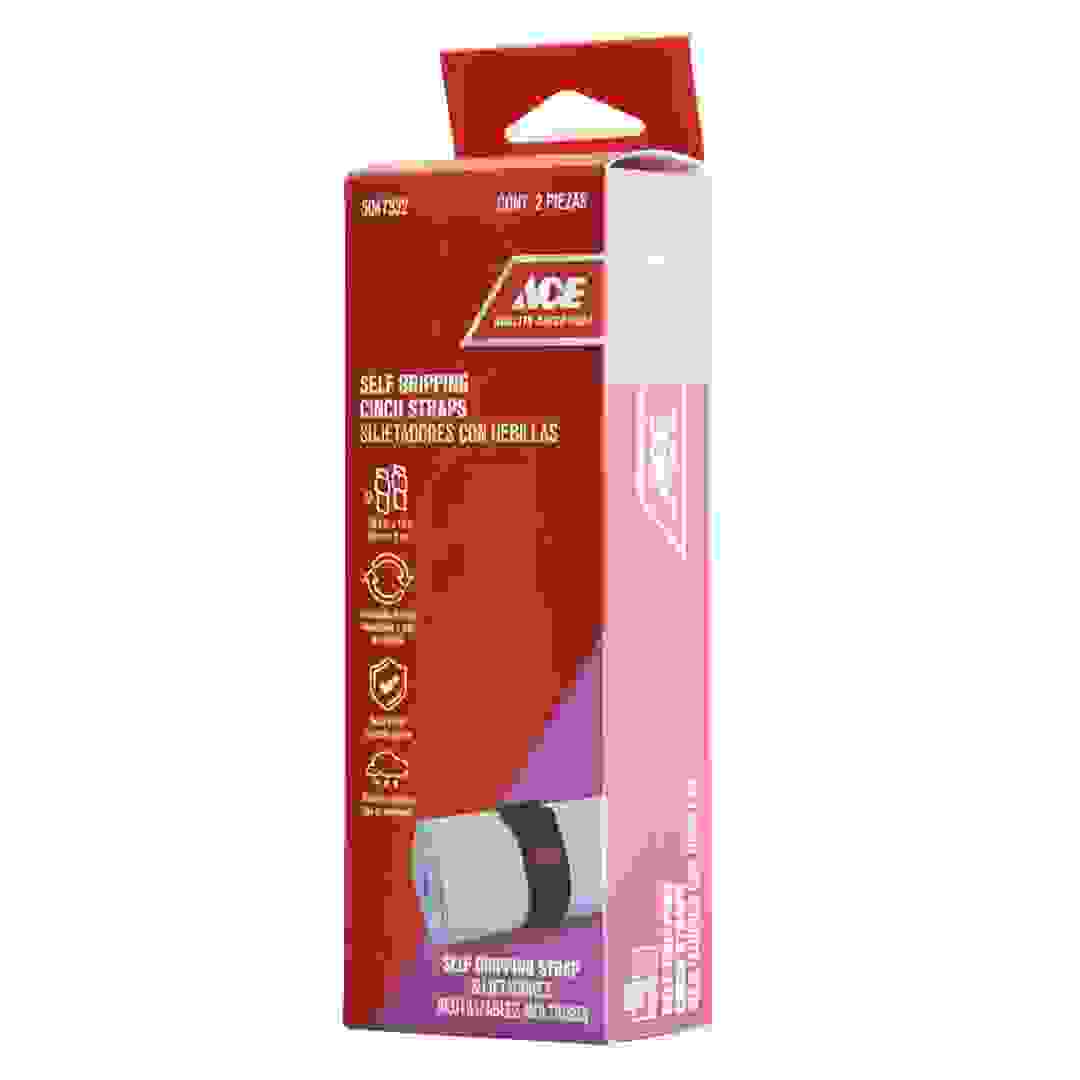 مجموعة أحزمة تثبيت ذاتية الإمساك إيس (90 × 4 سم، قطعتان)