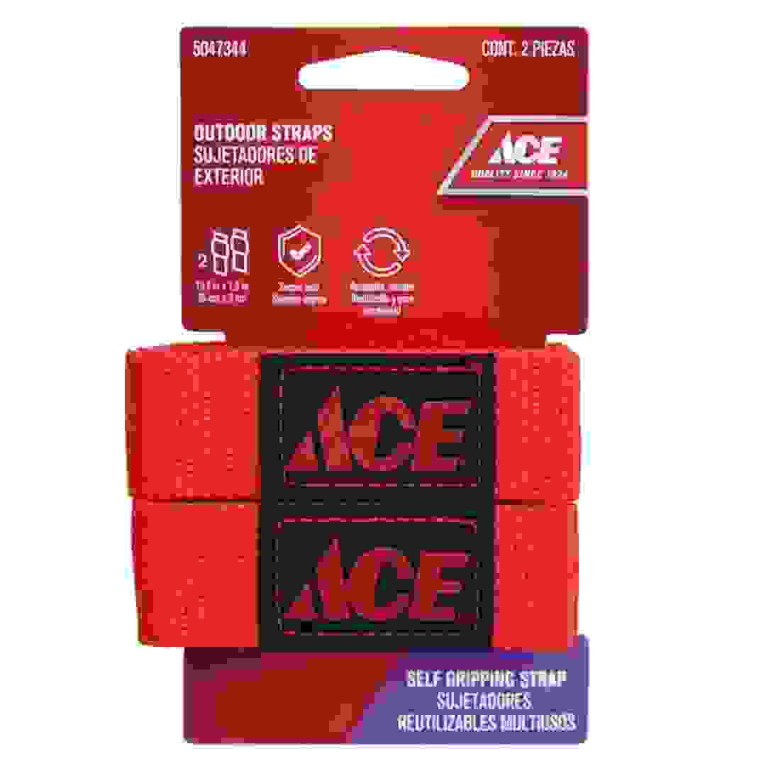 طقم أحزمة ربط خارجية ذاتية التثبيت إيس (قطعتين، 35 × 3 سم)