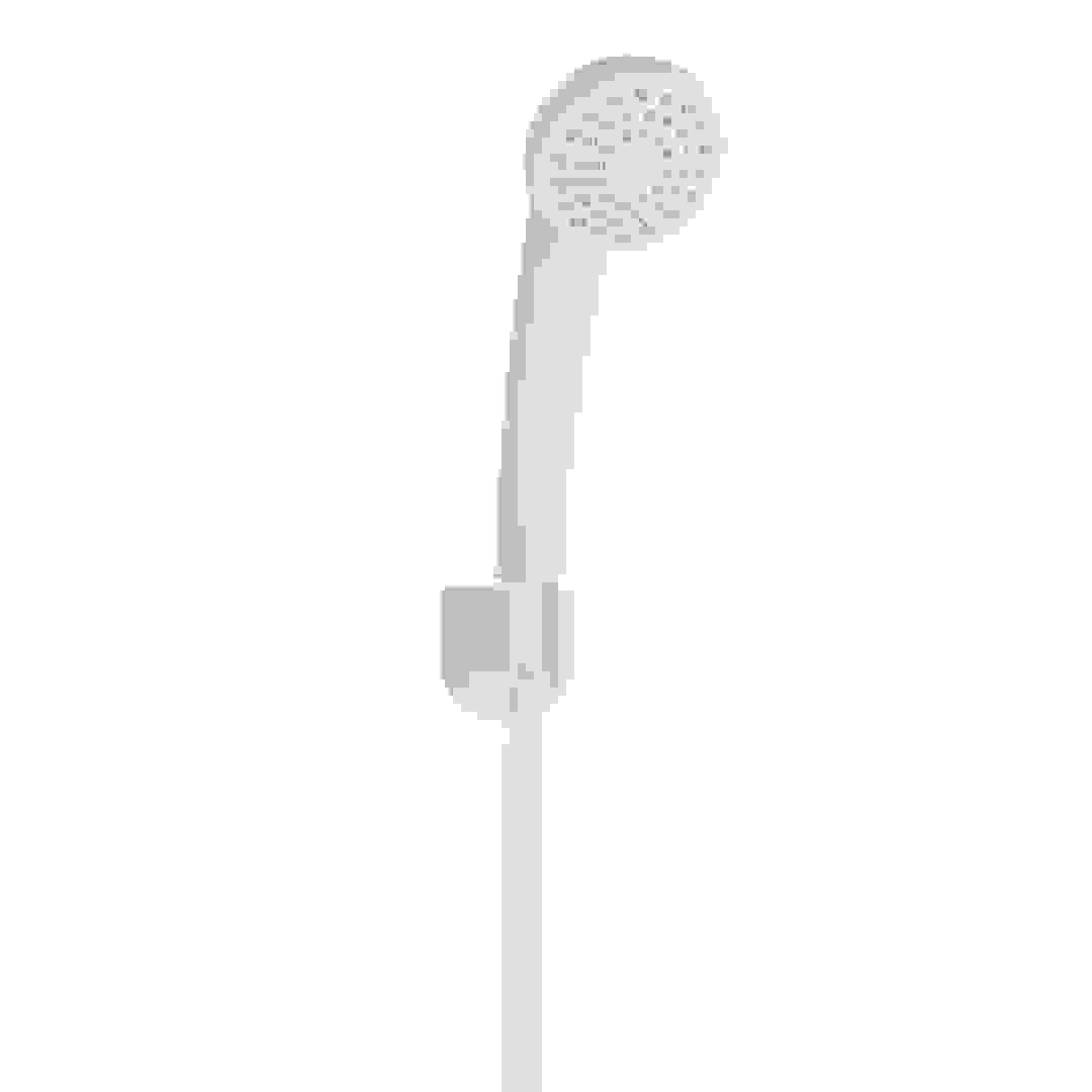 دش يدوي بوظيفة واحدة ABS إيس (7.5 سم، أبيض)