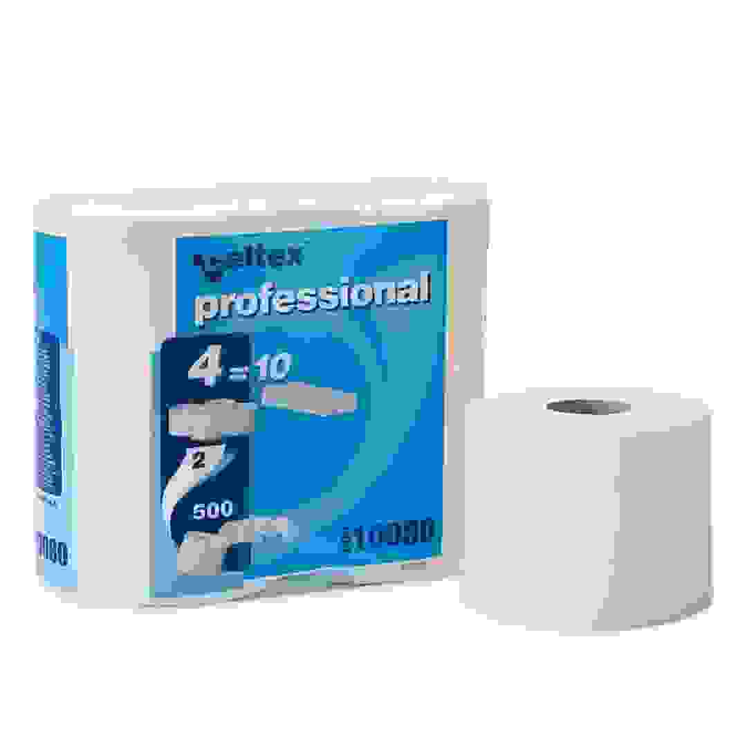 ورق تواليت صغير سيلتكس بروفيشنال (4 قطع، 500 ورقة)