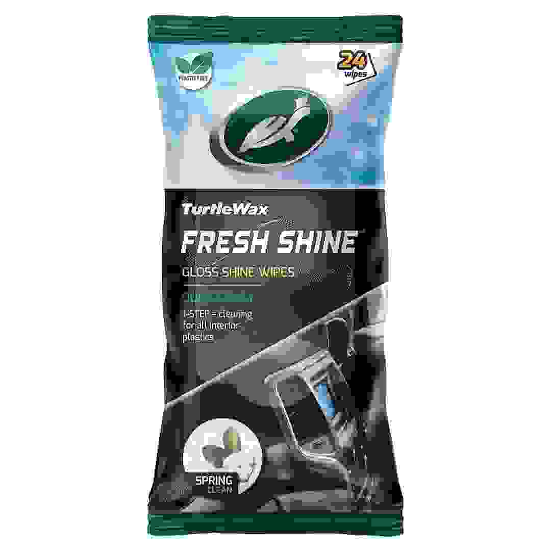 Turtle Wax Fresh Shine Gloss Shine Wipes Pack (24 Pc.)