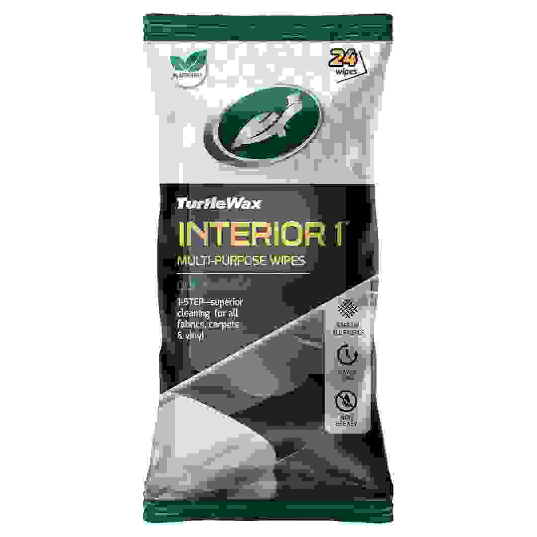 Turtle Wax Interior 1 Multipurpose Wipes Pack (24 Pc.)