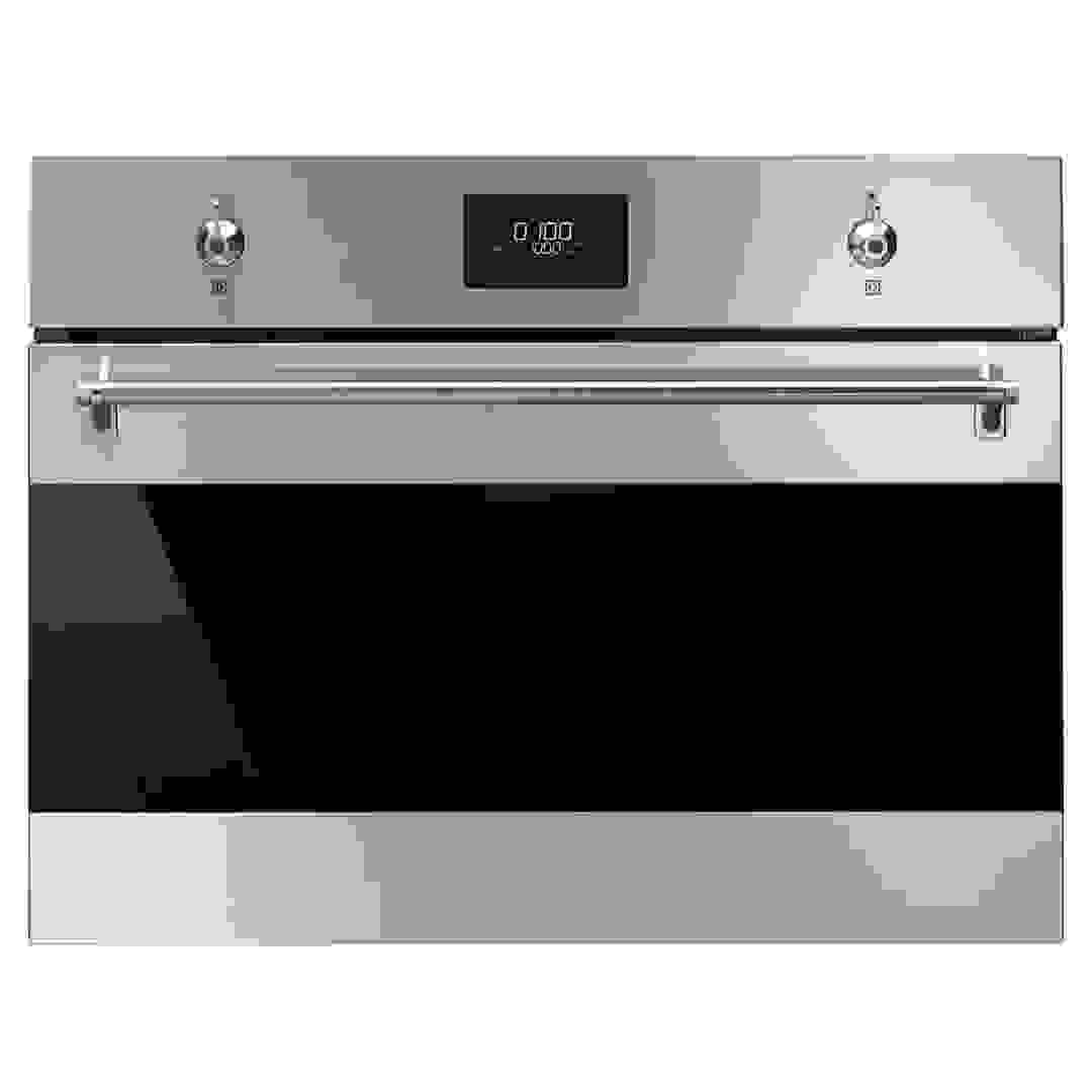 فرن ميكروويف كهربائي مع شواية سميج كلاسيكا اثيتيك SO4301M0X (40 لتر، 45.4 × 59.7 × 54.8 سم)