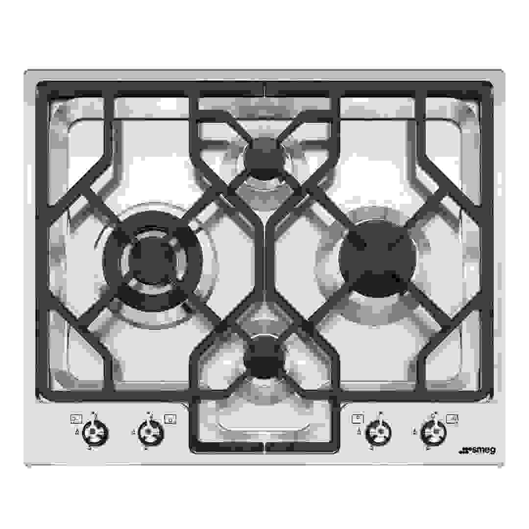 موقد غاز مدمج 4 شعلات سميج كلاسيكا اثيتيك PGF64-4 (8.2 × 61.7 × 51 سم)