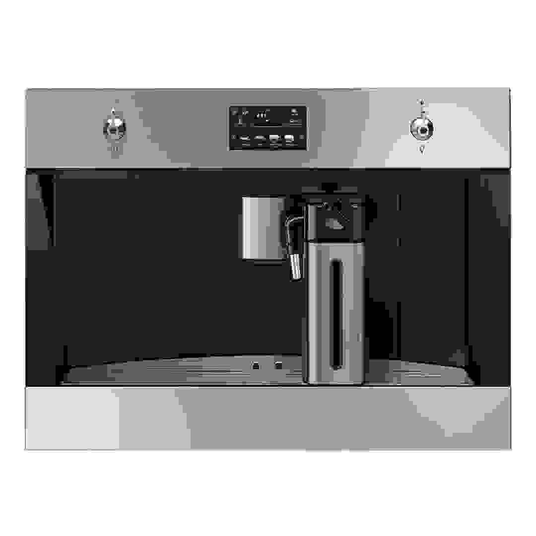 SMEG Classica Aesthetic Automatic Built-In Espresso Coffee Machine, CMS4303X (2.5 L, 1350 W)