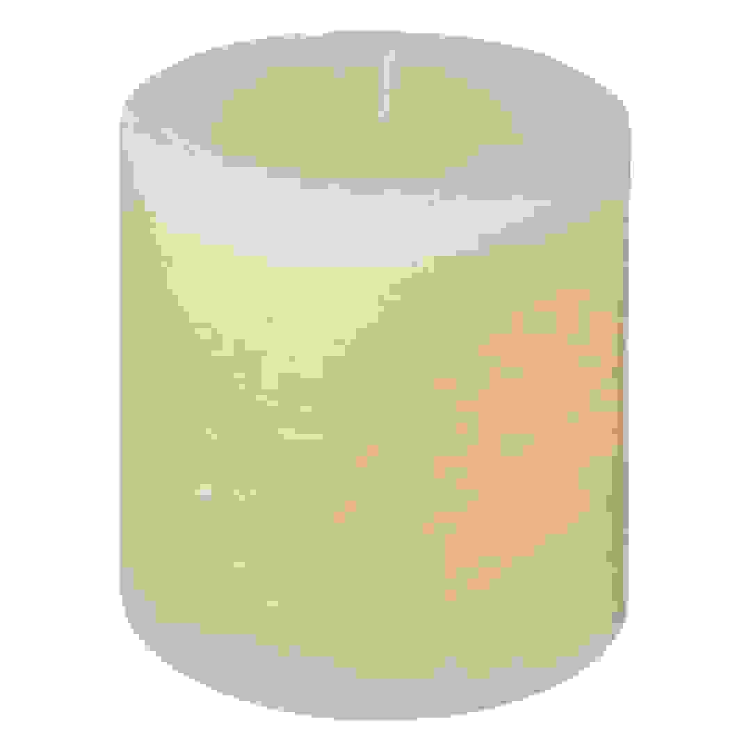 Atmosphera Olia Round Candle (Ivory, 10 x 10 cm)