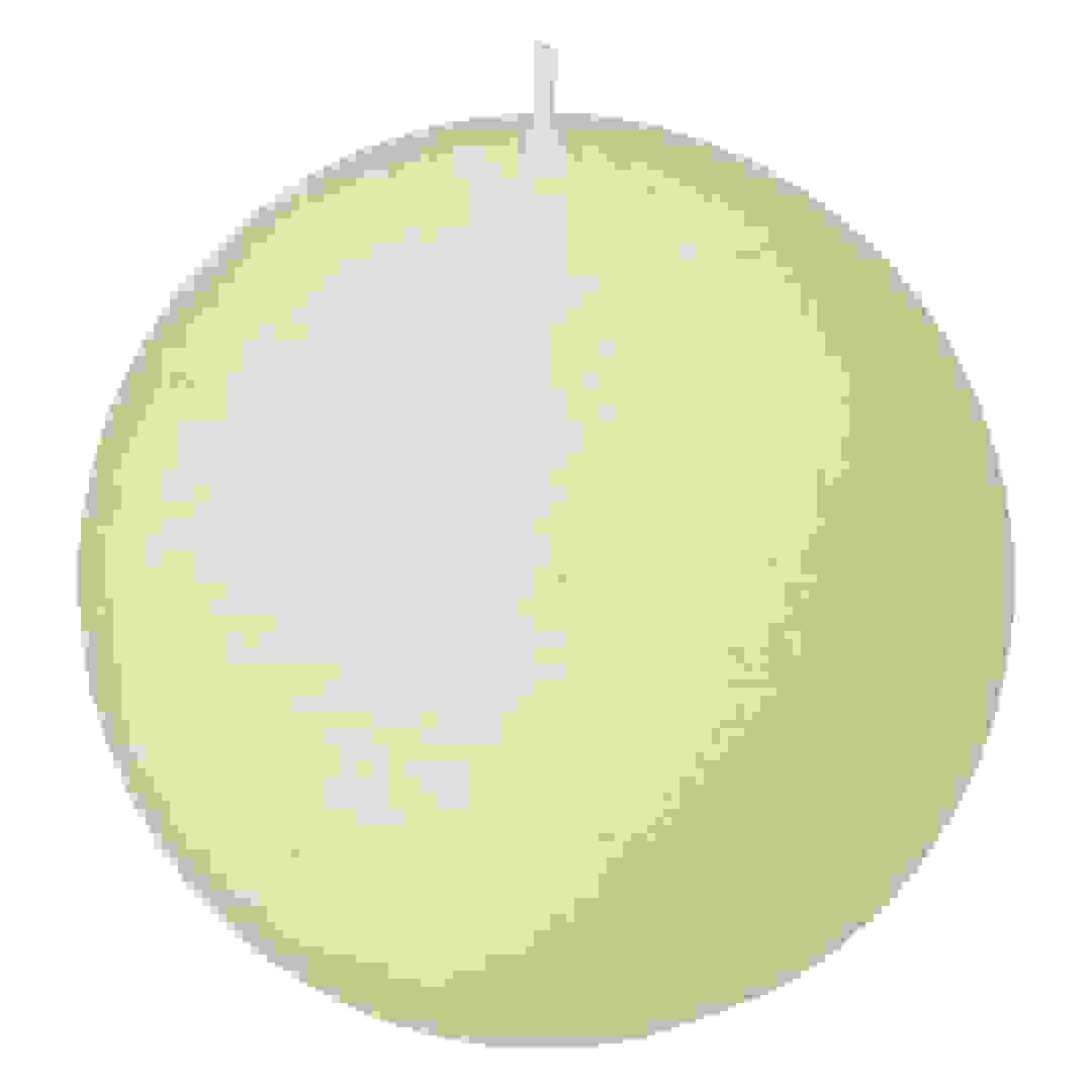 Atmosphera Olia Ball Candle (Ivory, 10 cm)