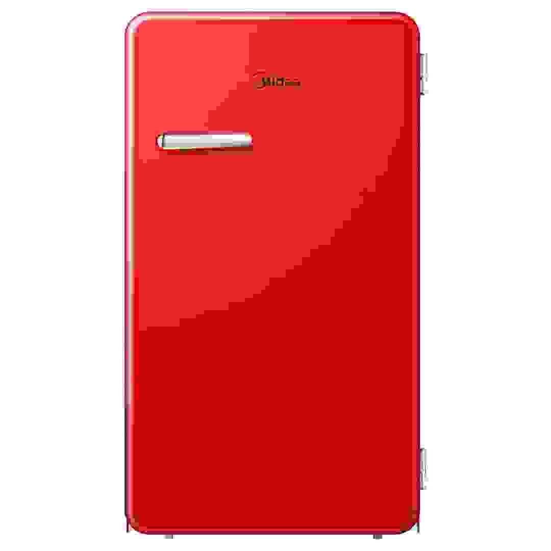 Midea Freestanding Single Door Retro Style Refrigerator, MDRD142SLE32 (142 L)