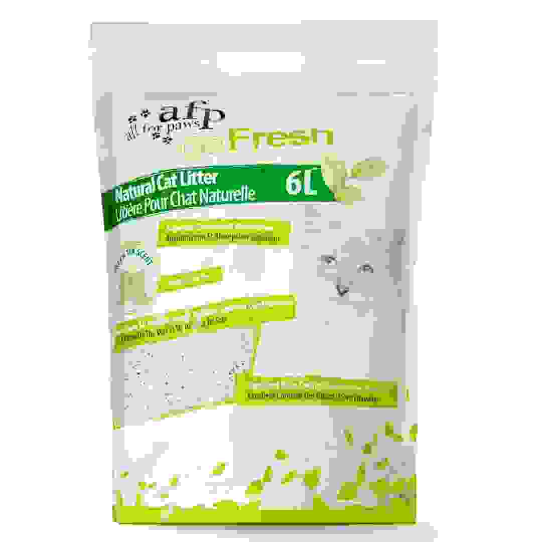 All For Paws Go Fresh Natural Clumping Cat Litter with Green Tea Scent (2.8 kg)