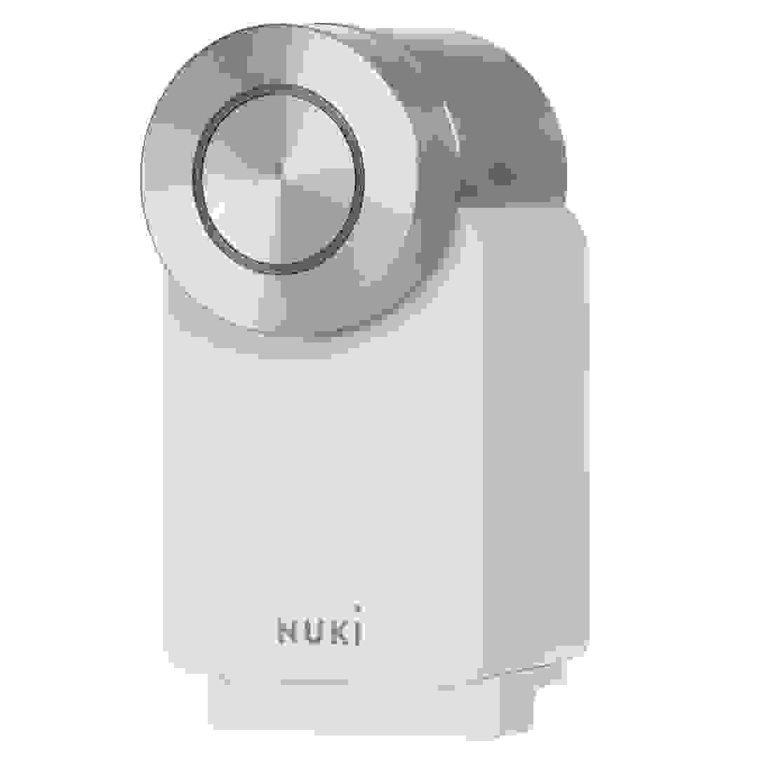 Nuki Smart Lock Pro 4th Generation (White, 11 x 6 x 6 cm)