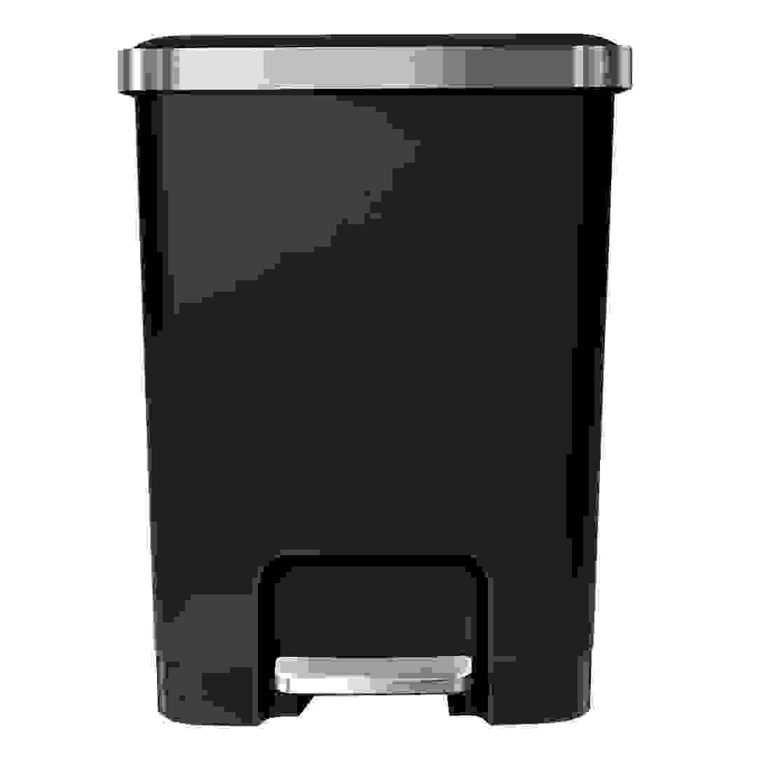 سلة مهملات بلاستيك بدواسة إيكو هانا (35 لتر)