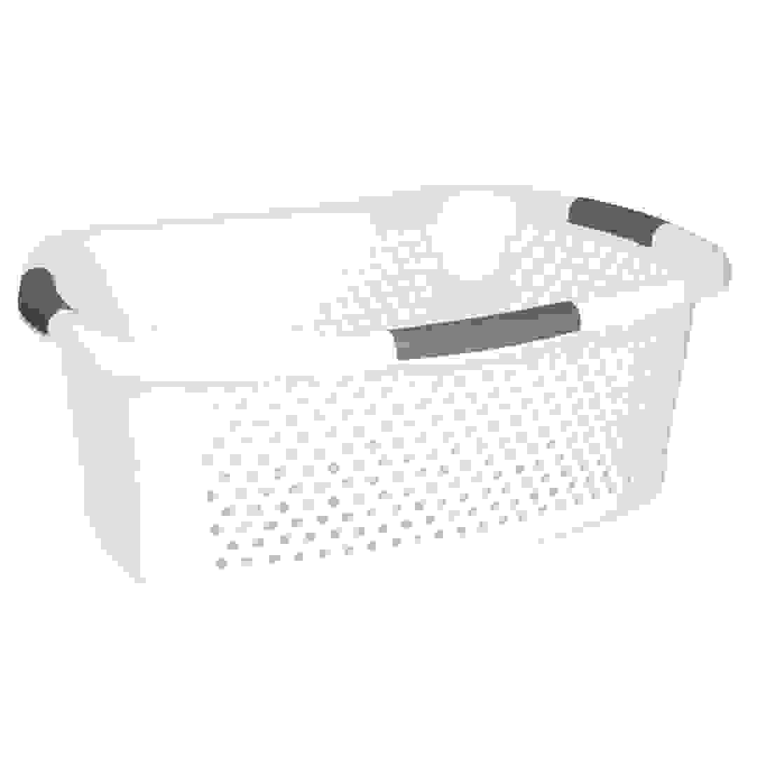 Laundry Basket (55 L, White)