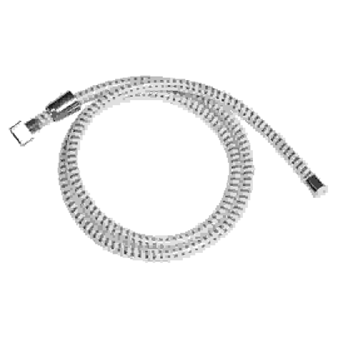 Tendance PVC Flexible Hose (White/Silver, 200 cm)