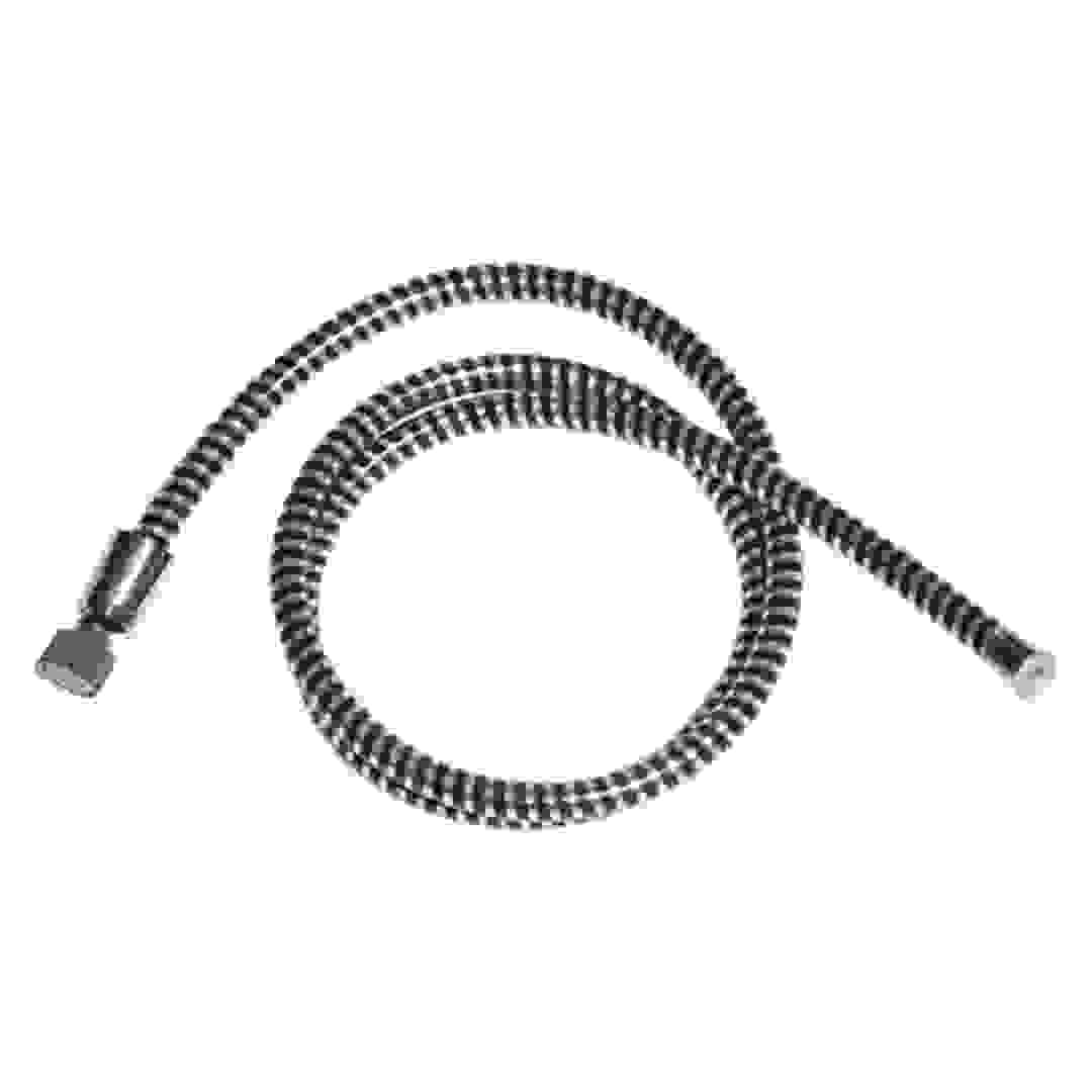 Tendance PVC Flexible Hose (Black/Silver, 200 cm)