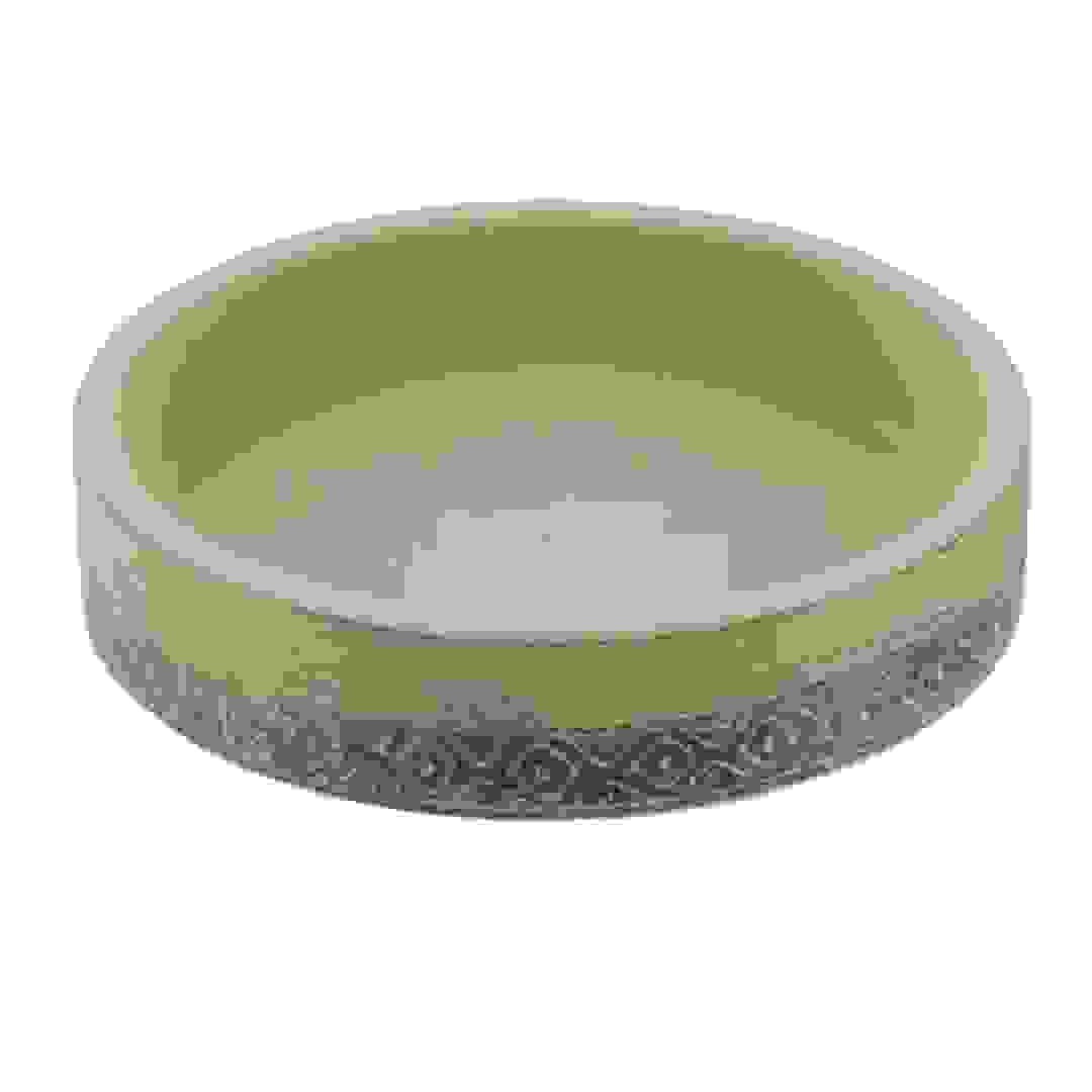 Tendance Cement Soap Dish (Natural, 10 x 10 x 2 cm)