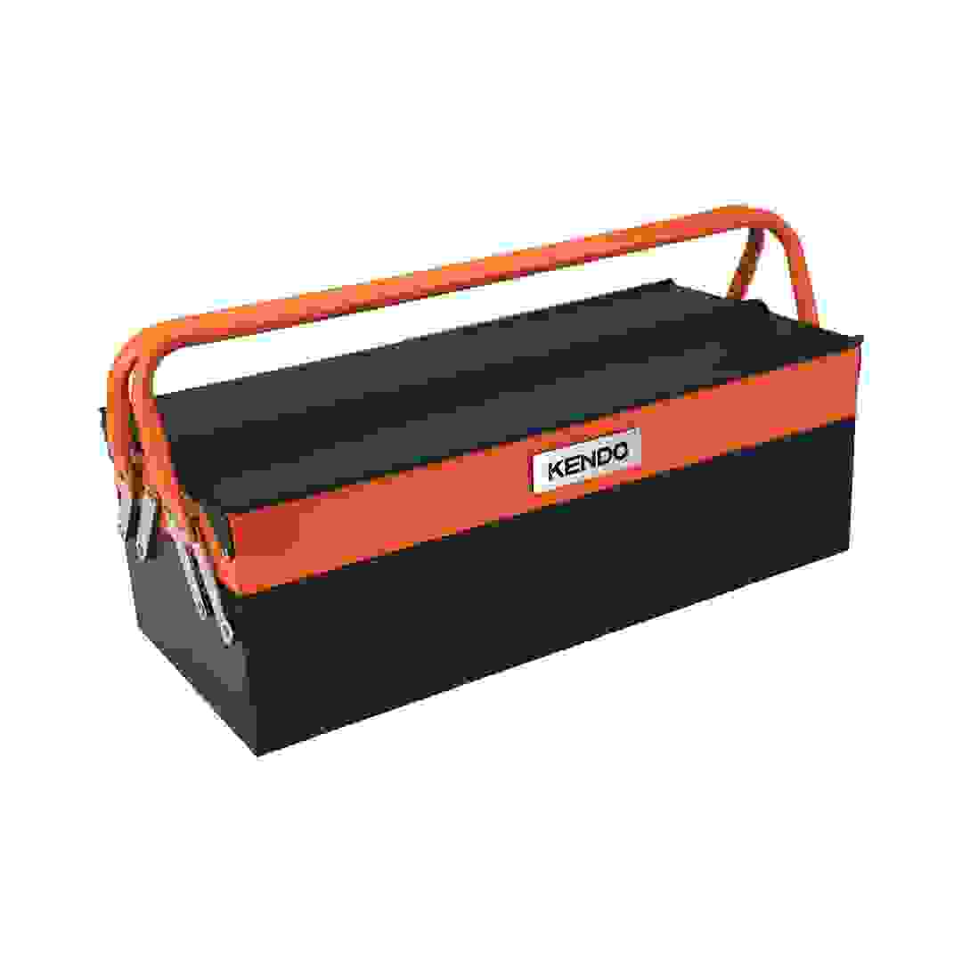 صندوق أدوات ثلاثي الأقسام قابل للفتح كيندو (46 × 20 × 16 سم)