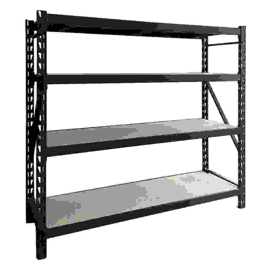 رف تخزين معدني قوي التحمل 4 طبقات إيس (180 × 50 × 180 سم)