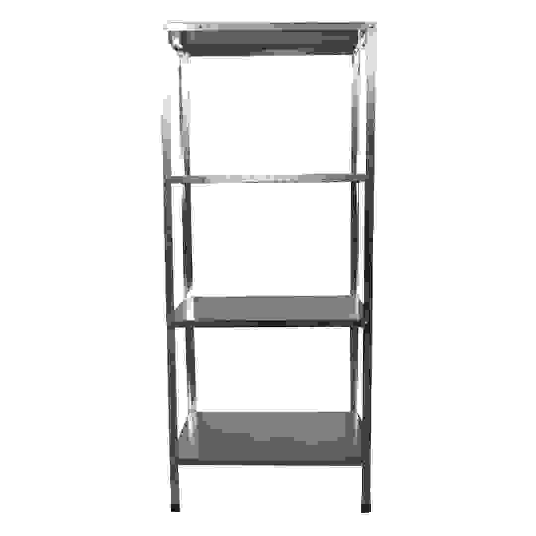 وحدة رفوف فولاذية مجلفنة (4 طبقات، 60 × 27 × 140 سم)