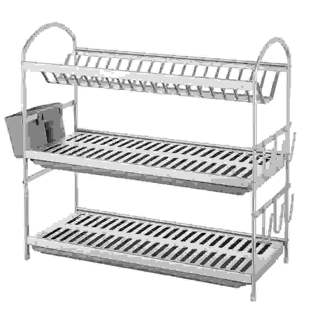 Parfait 3-Layer Dish Rack (L 62.2 cm, Chrome)