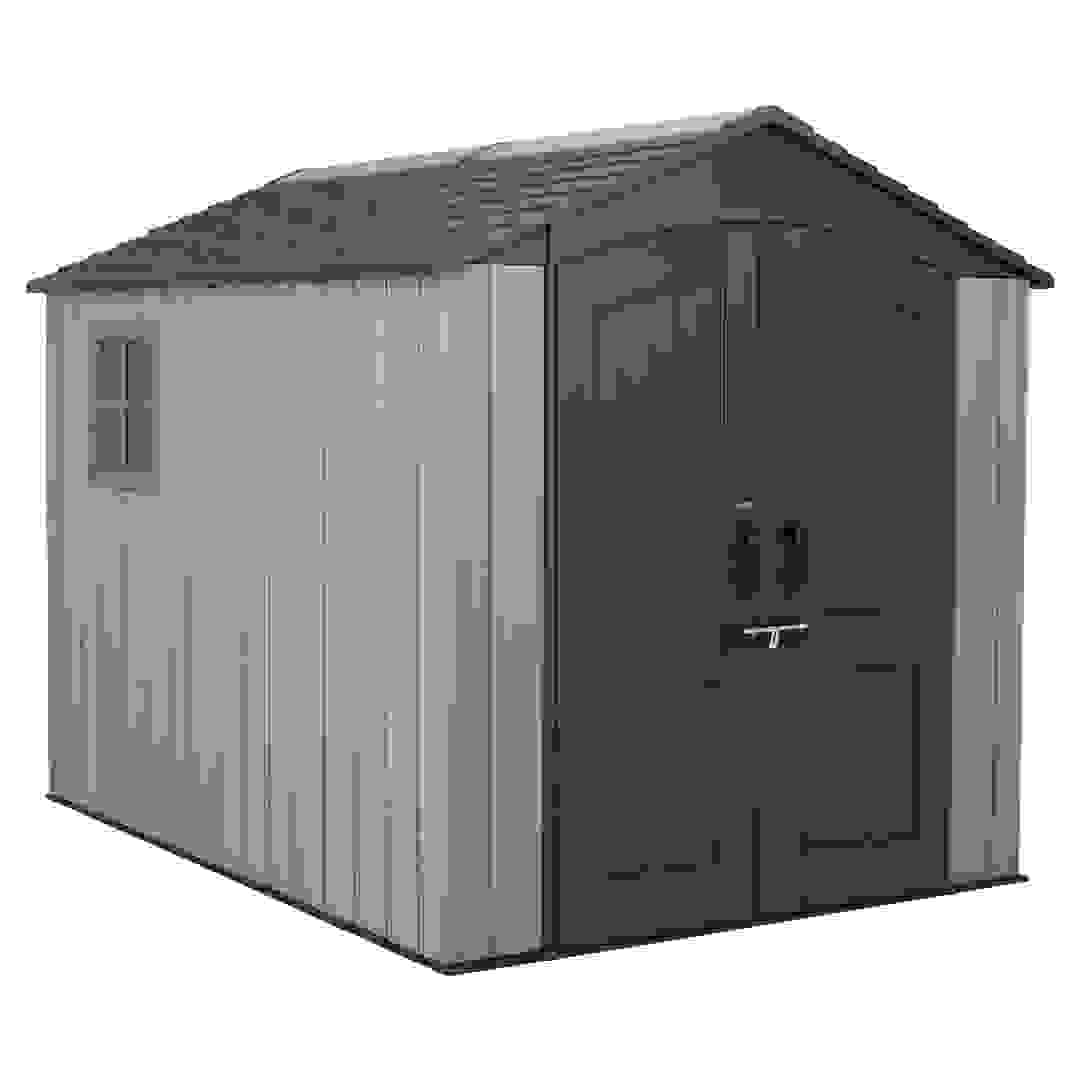 Lifetime Rough Cut Storage Shed with 2 windows (213 x 280 x 228)