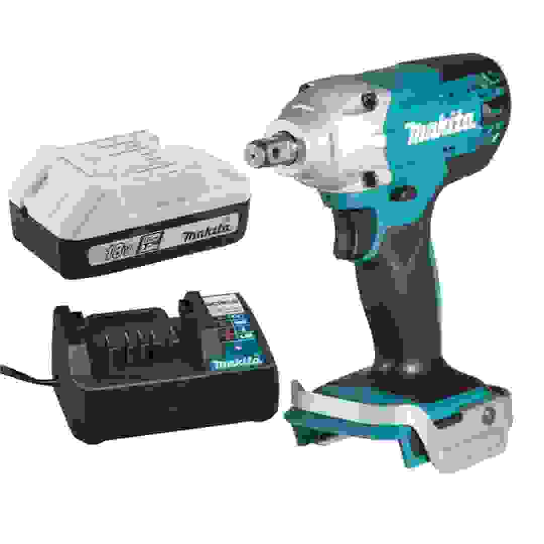 Makita G-Series Li-ion Cordless Impact Wrench Kit W/Battery & Charger (18 V)