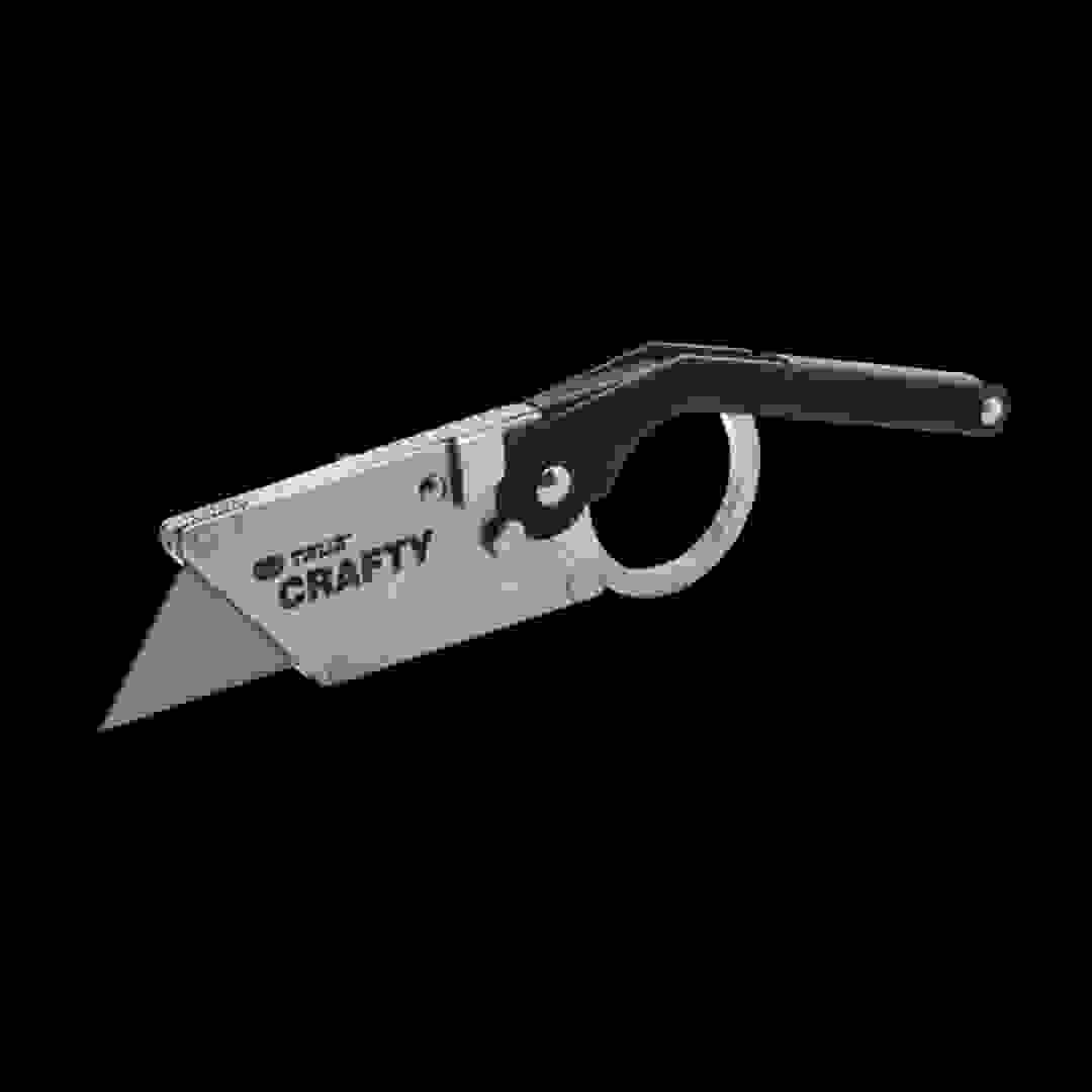 True Utility Craft Stainless Steel and Titanium Personal Utility Knife, TU590 (110 mm)